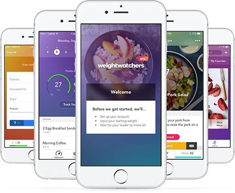 Various Screenshots of SmartPoints App